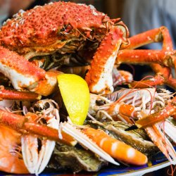 Abendessen während des Radurlaubs in der Bretagne