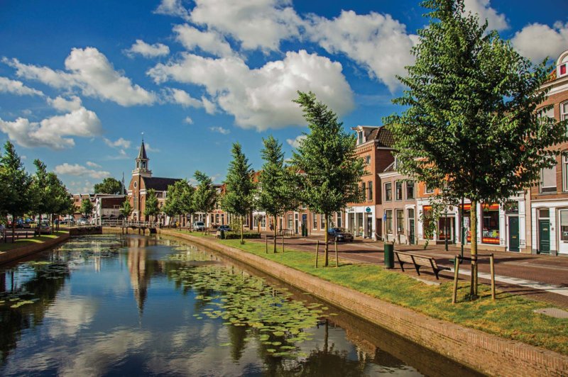 Weesp Hollandische wasserlandschaft