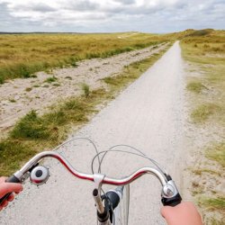 radfahren auf vlieland watteninseln