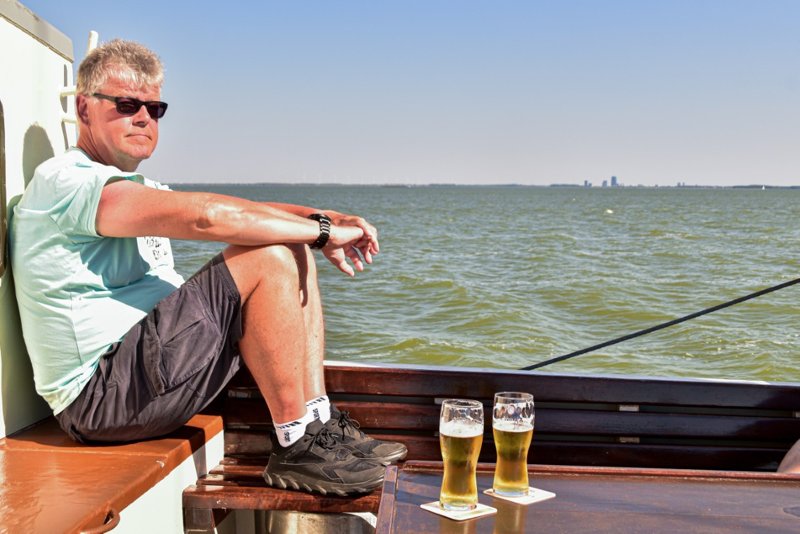 Genießen an Deck