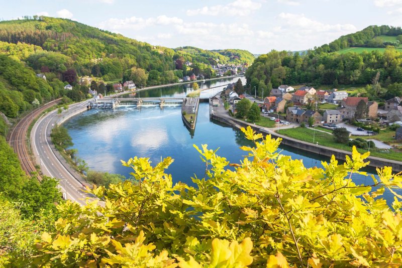 Yvoir, radurlaub Maas