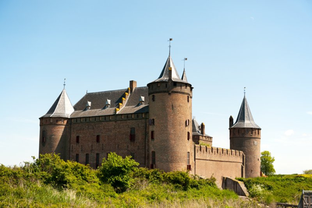 Vorden Castle in the village of Vorden, one of eight historic estates along the Achterhoek Castle Route in the Netherlands.